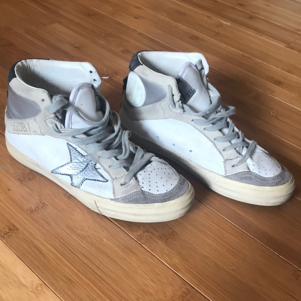 Golden goose deluxe brand 2.12 silver 35